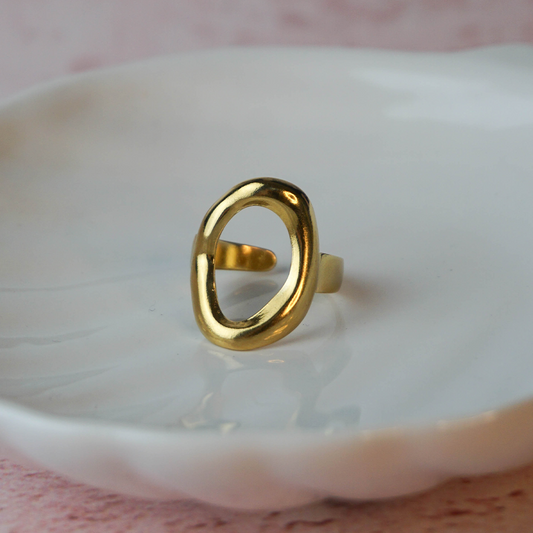 Anillo aro dorado