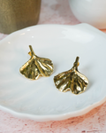 Aretes Palma dorados