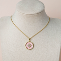 Collar destello rosa