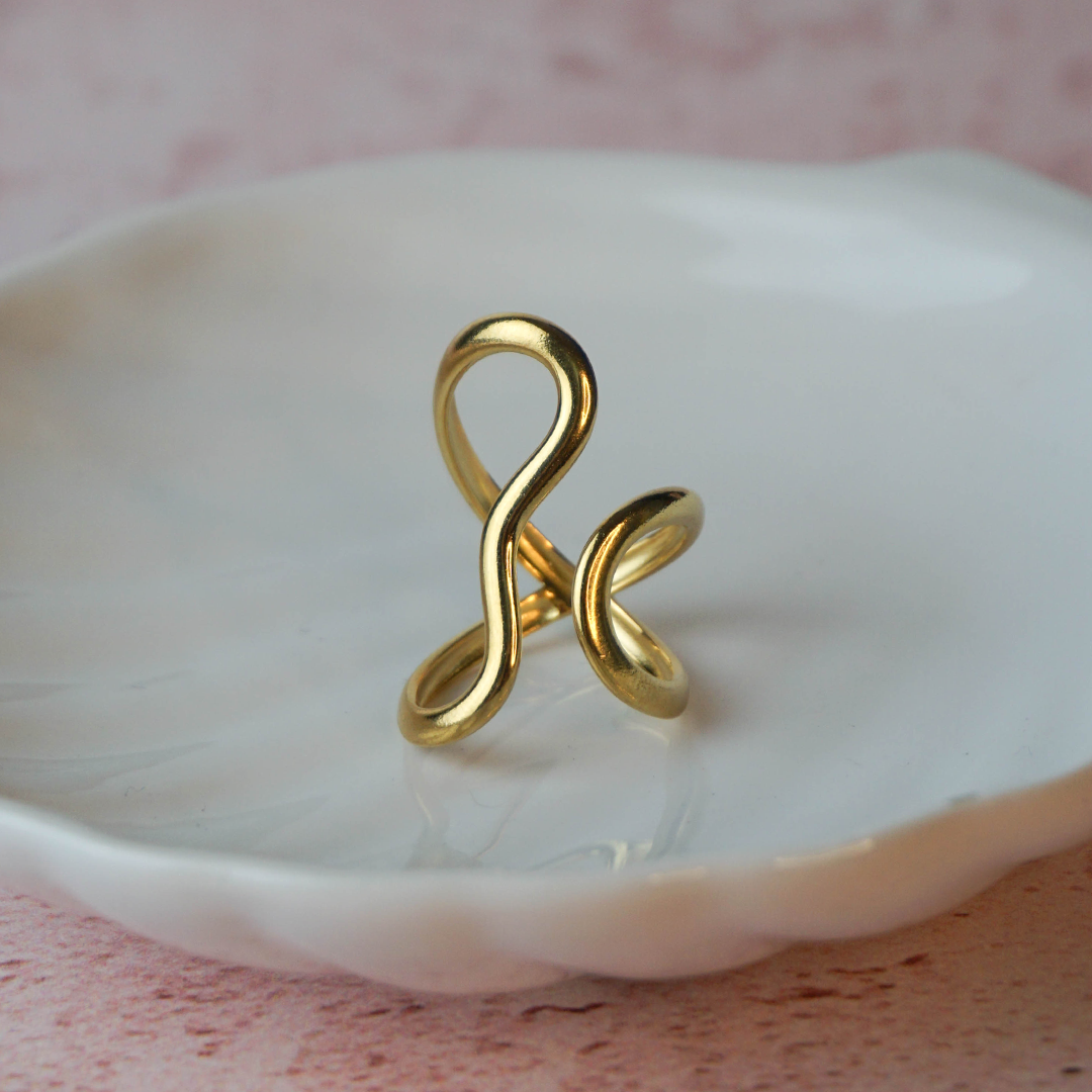 Anillo Celia dorado