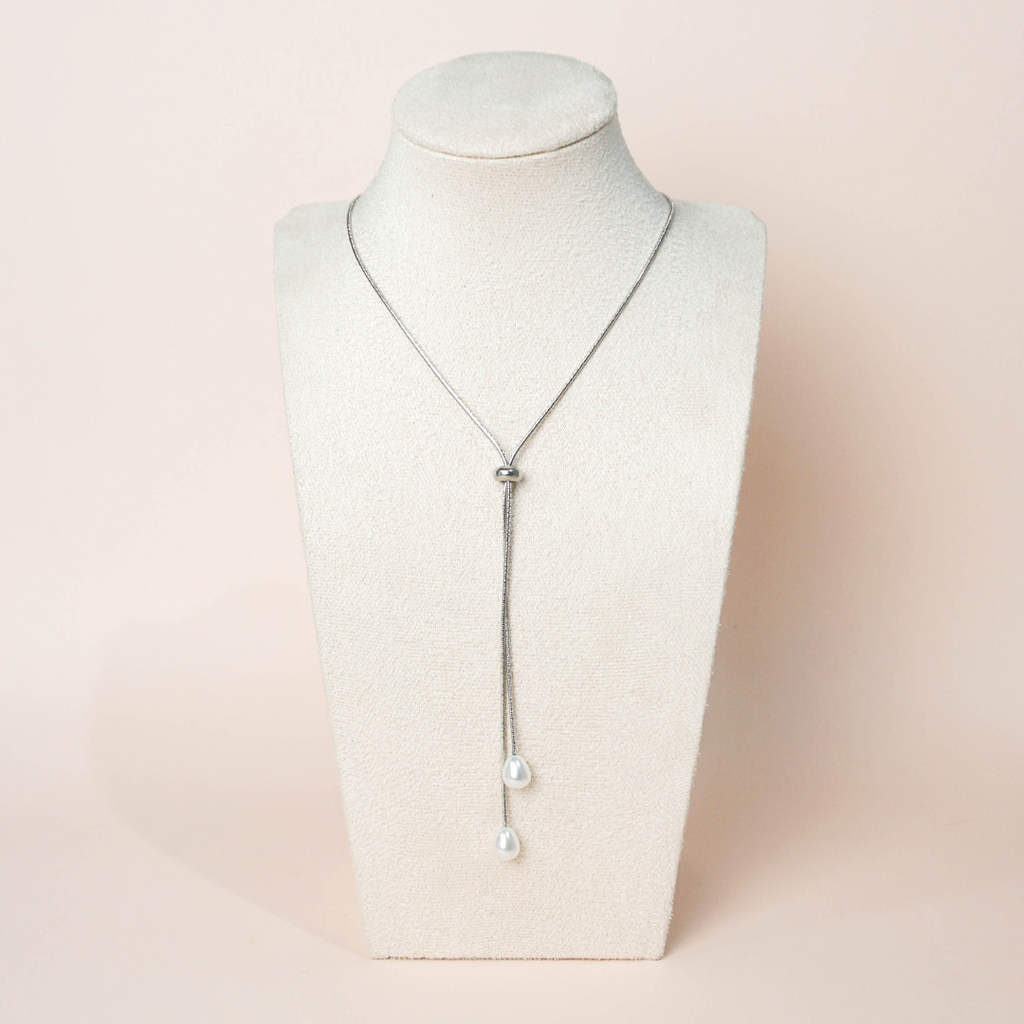 Collar Pamela y perlas