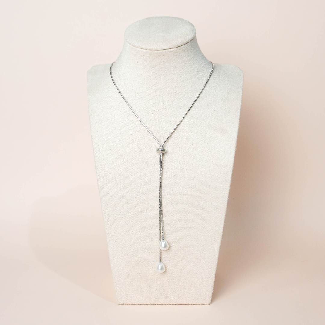 Collar Pamela y perlas