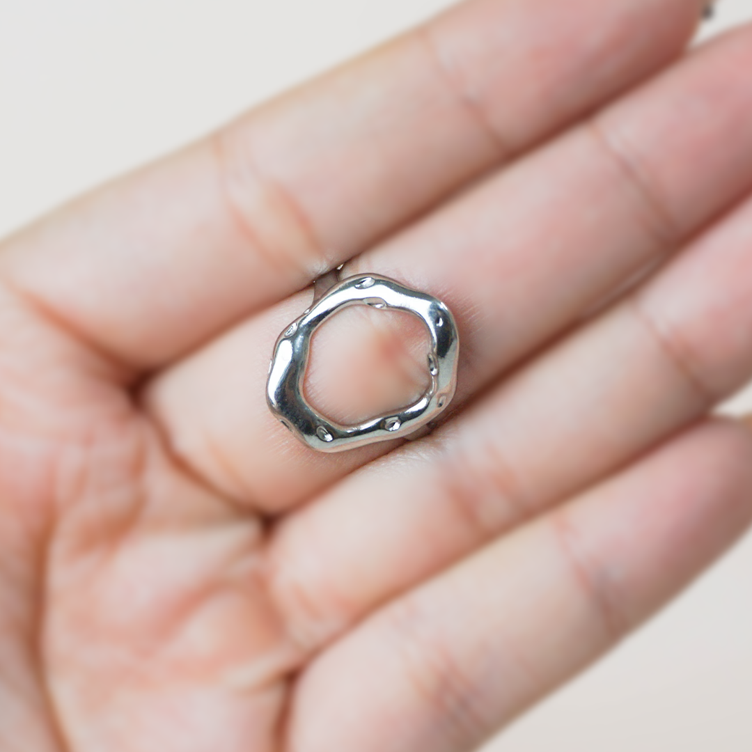 Anillo Turín plateado