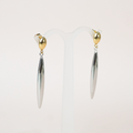 Aretes pico bicolor