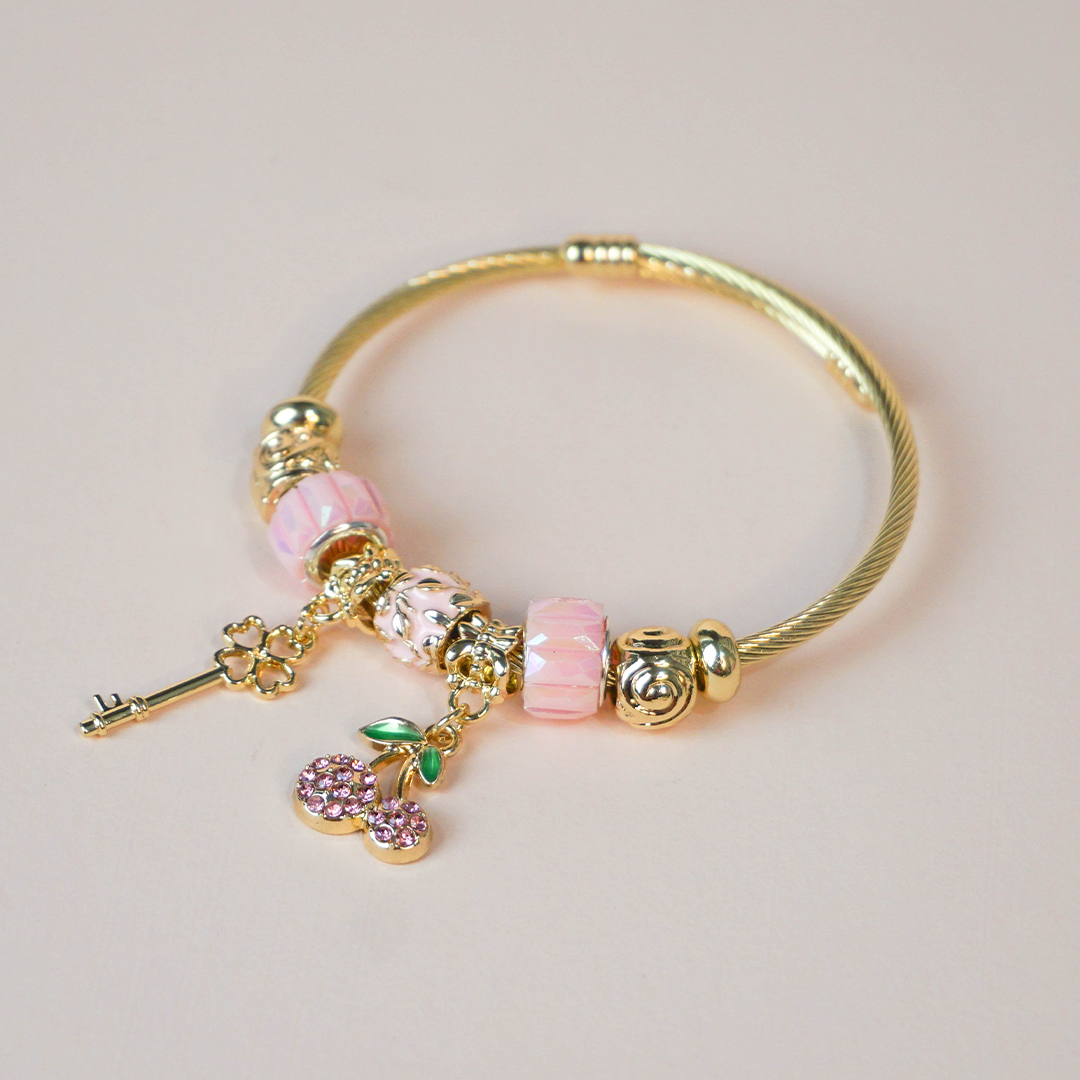 Pulsera charms cherry