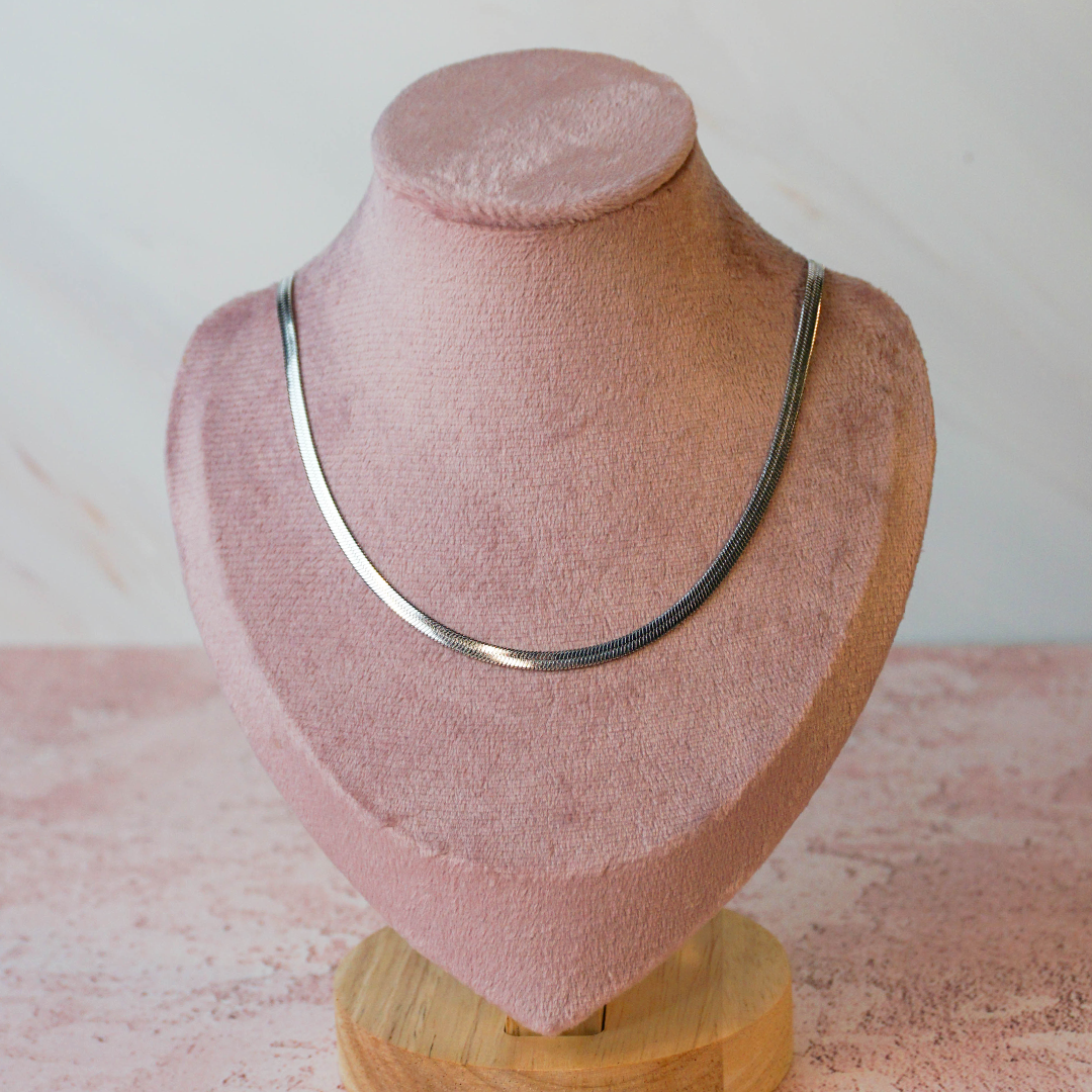 Collar Emma plateado 3mm