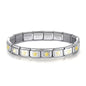 Pulsera italiana estrellas doradas