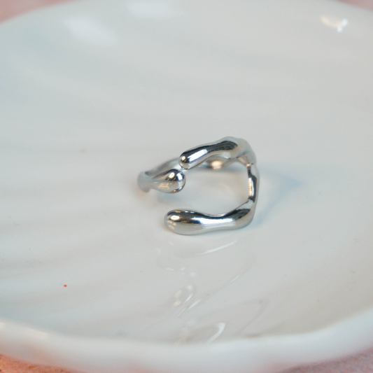 Anillo Jelena plateado