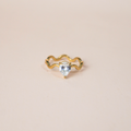 Anillo ondas y circonia