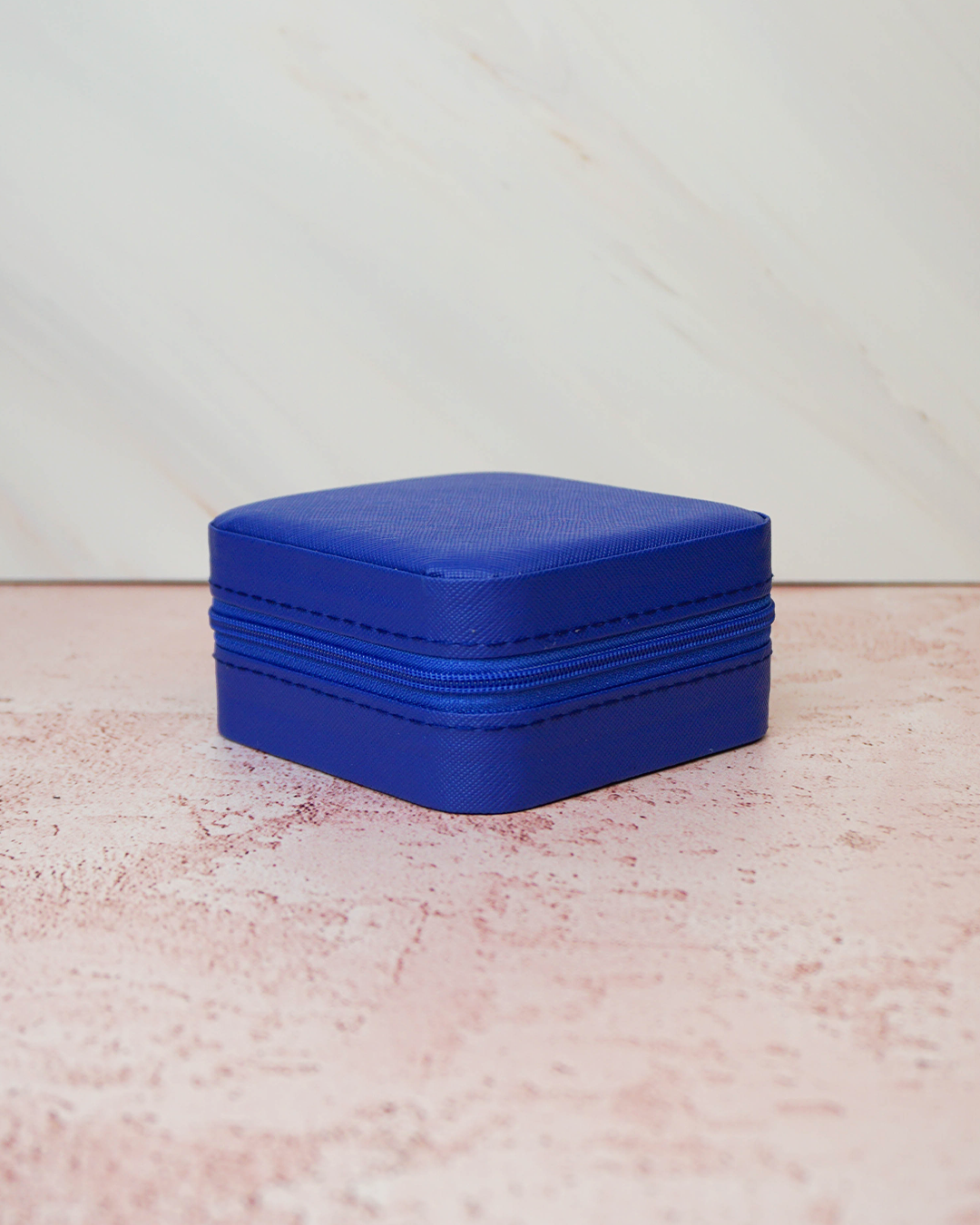 Joyero de viaje azul rey