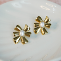 Aretes moño perla