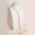Collar corbatín dorado