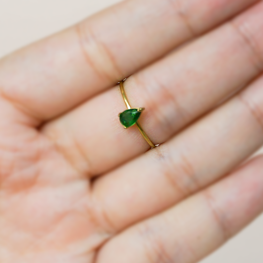 Anillo Hailey verde