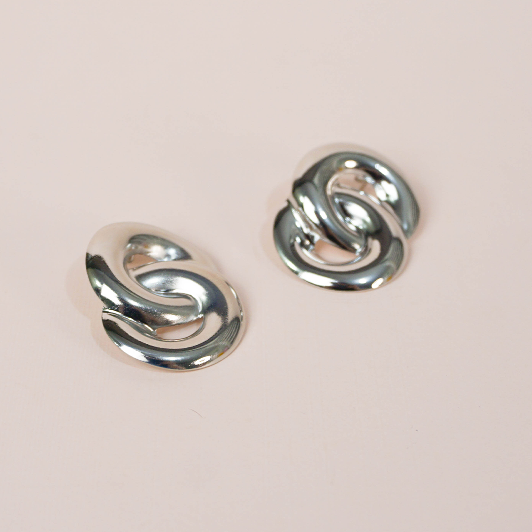 Aretes Aisha Plateados