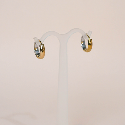 Aretes Raika bicolor 12mm
