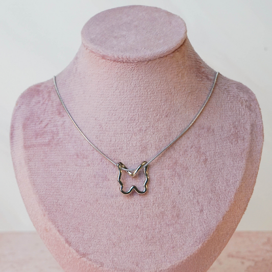 Contorno Mariposa plata