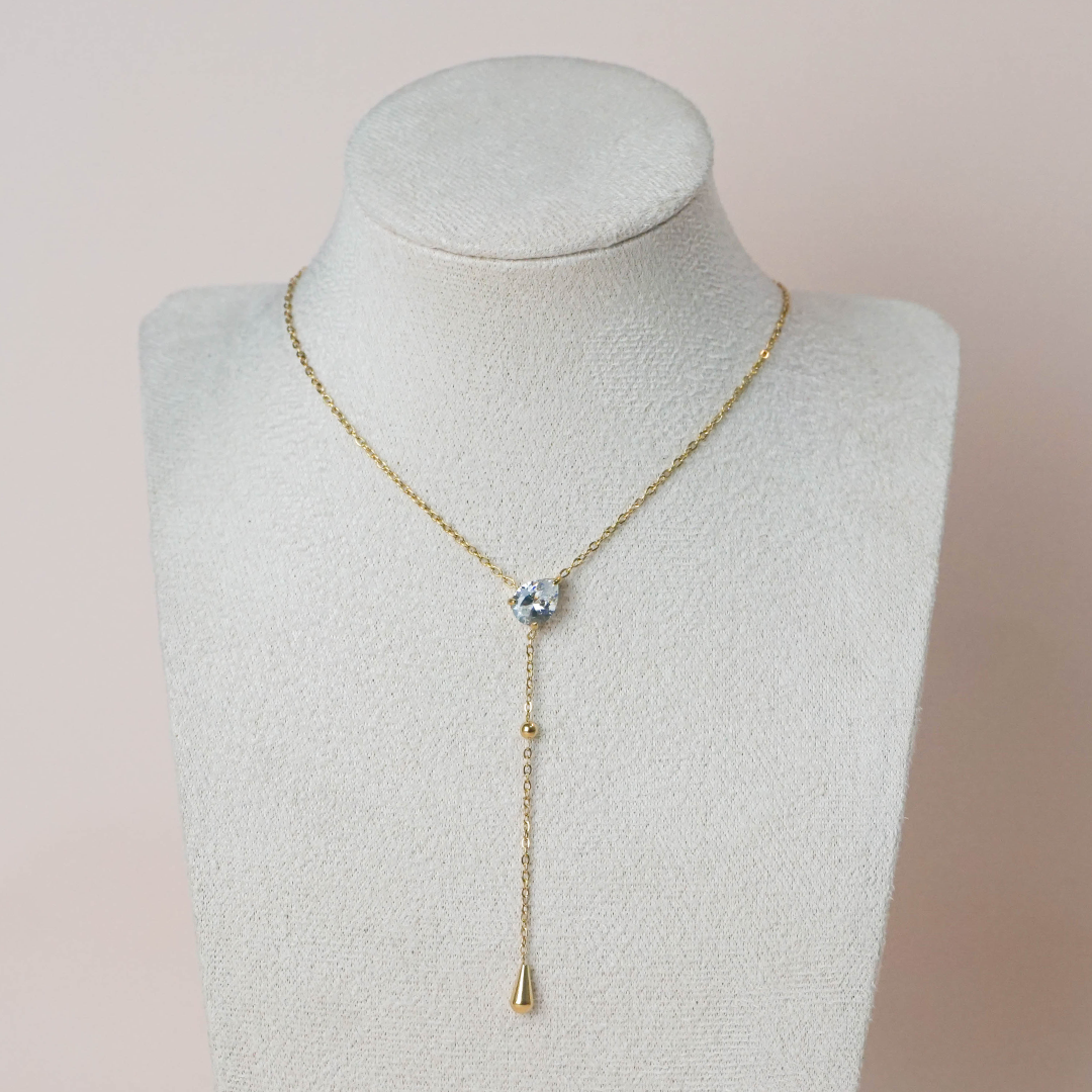 Corbatín circonia gota