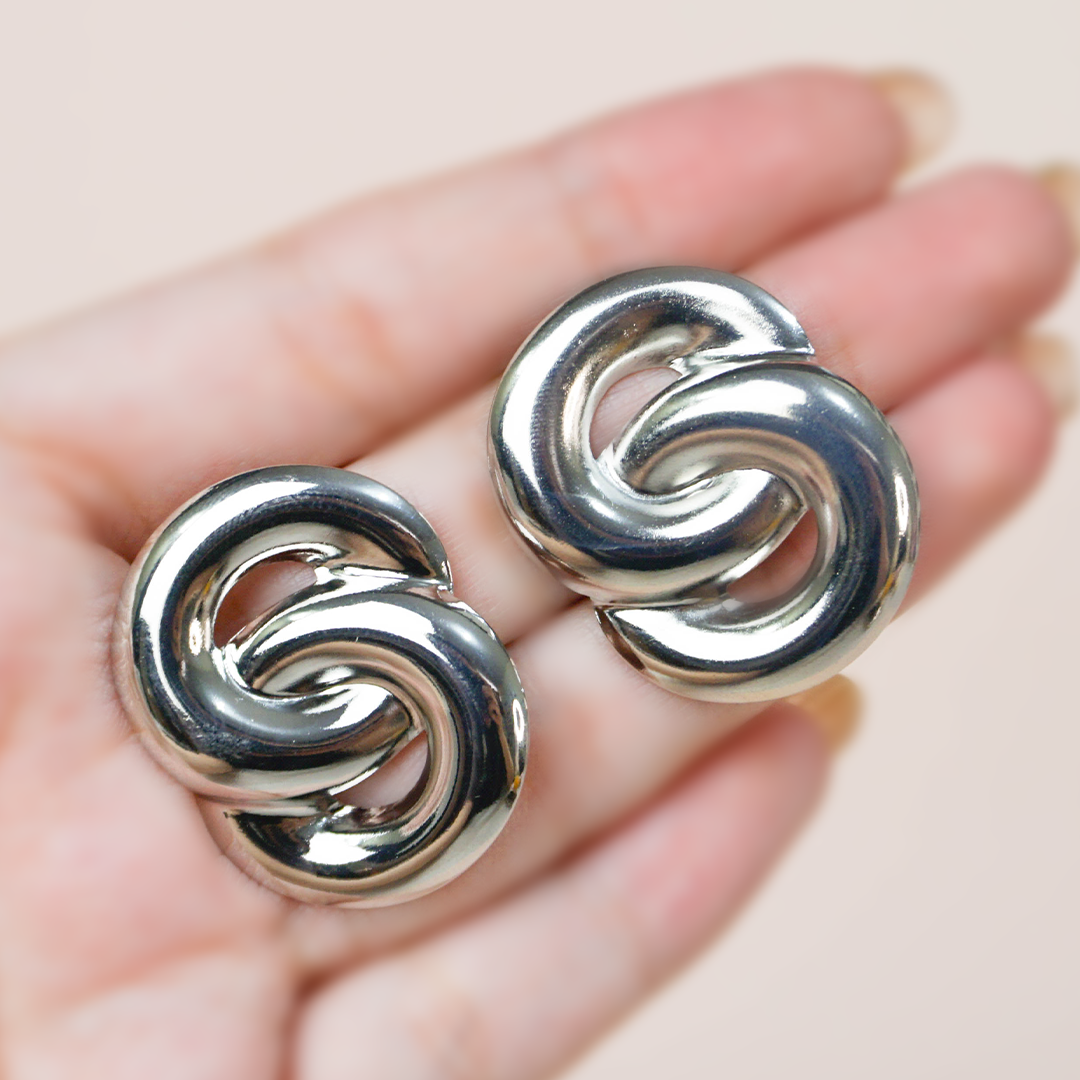 Aretes Aisha Plateados