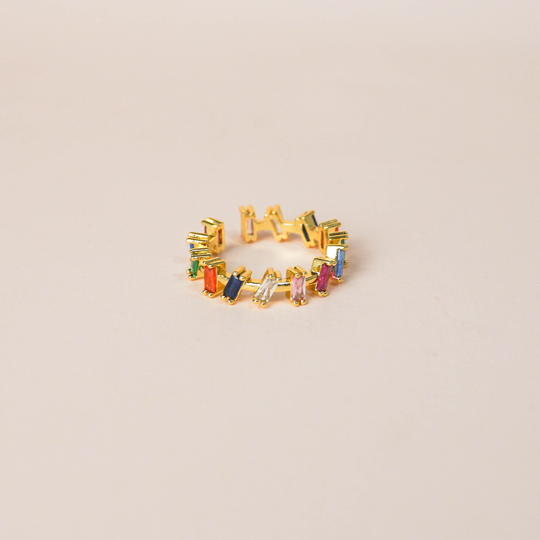 Anillo baguette separados