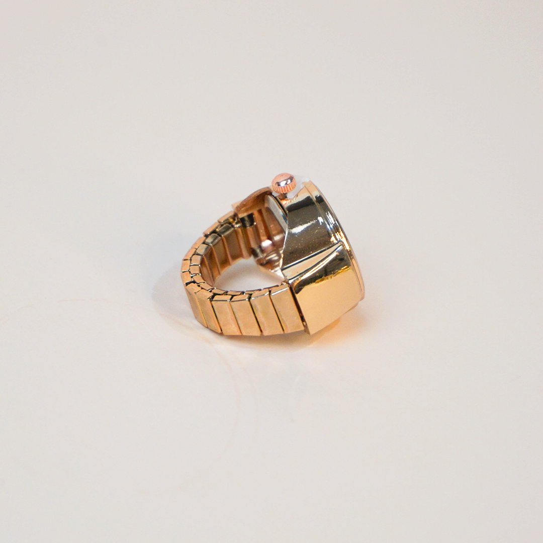 Anillo reloj rosegold