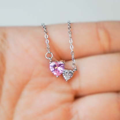 Collar dos corazones
