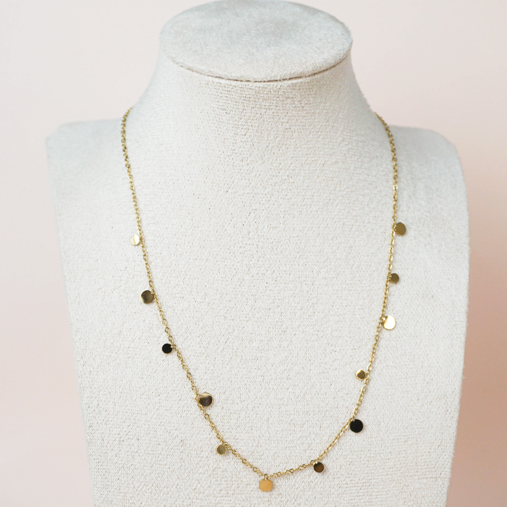 Collar golden dots