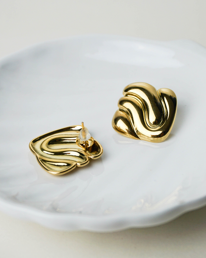 Aretes Mía Dorados