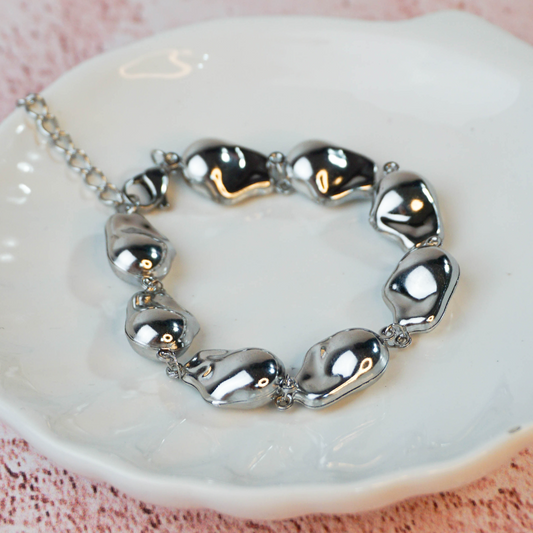 Pulsera Barroca plateada