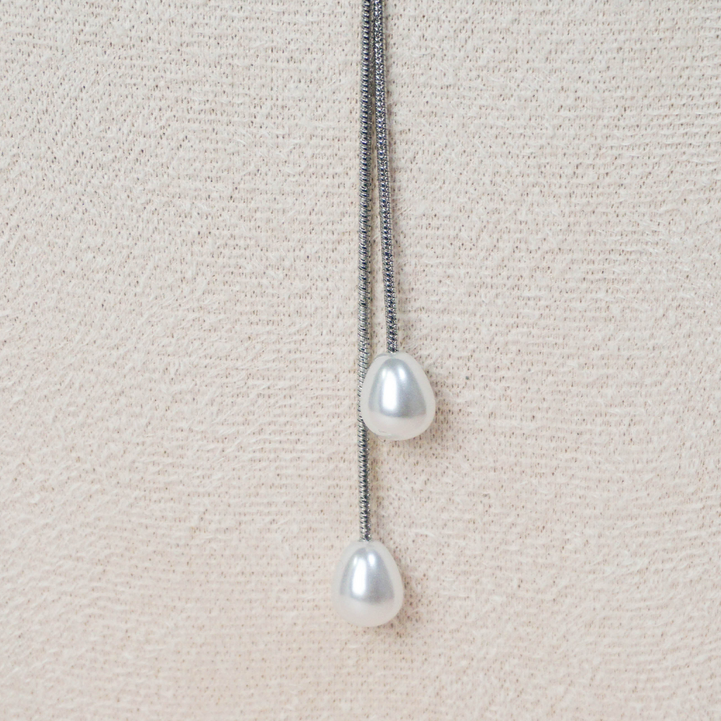 Collar Pamela y perlas