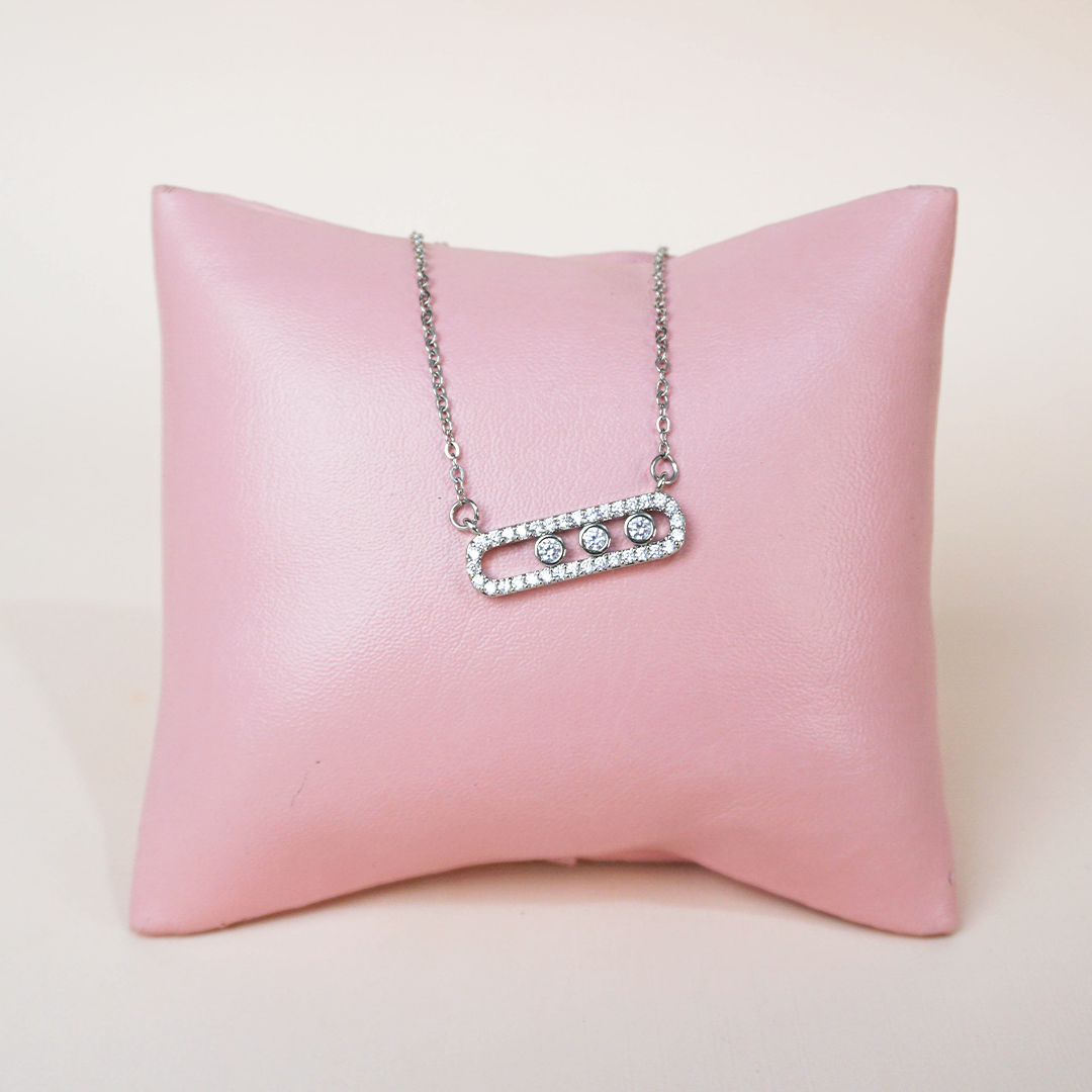 Collar Mariel plateado