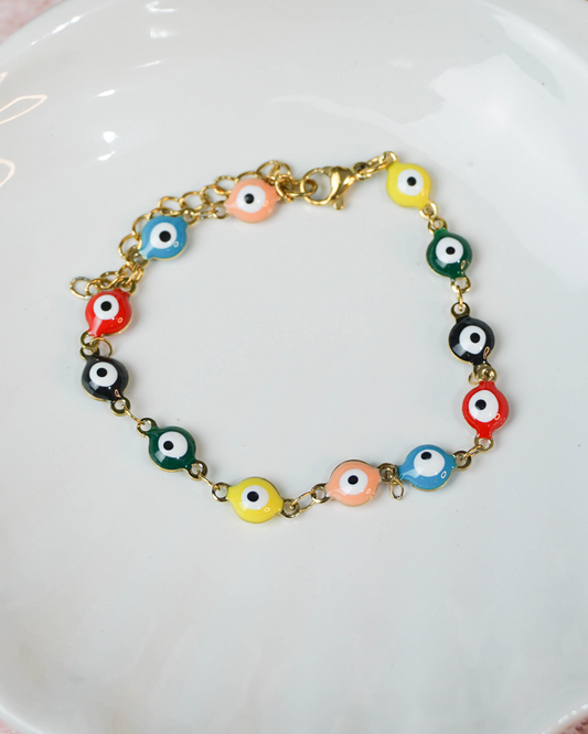 Pulsera ojos colores