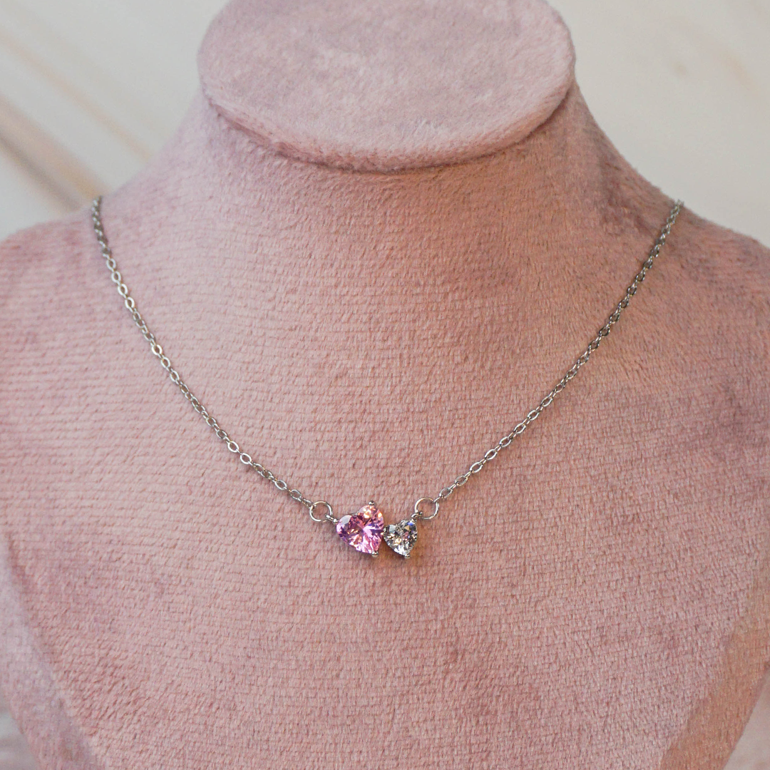 Collar dos corazones