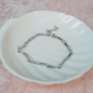 Pulsera cadena plateada