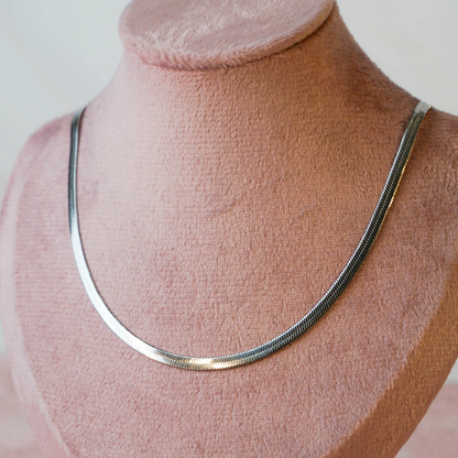 Collar Emma plateado 3mm