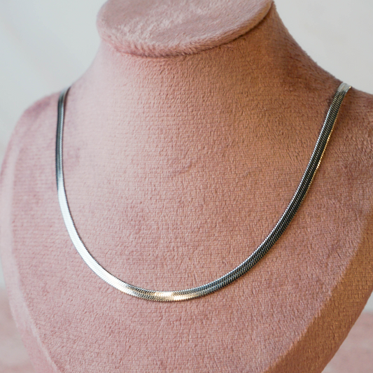 Collar Emma plateado 3mm