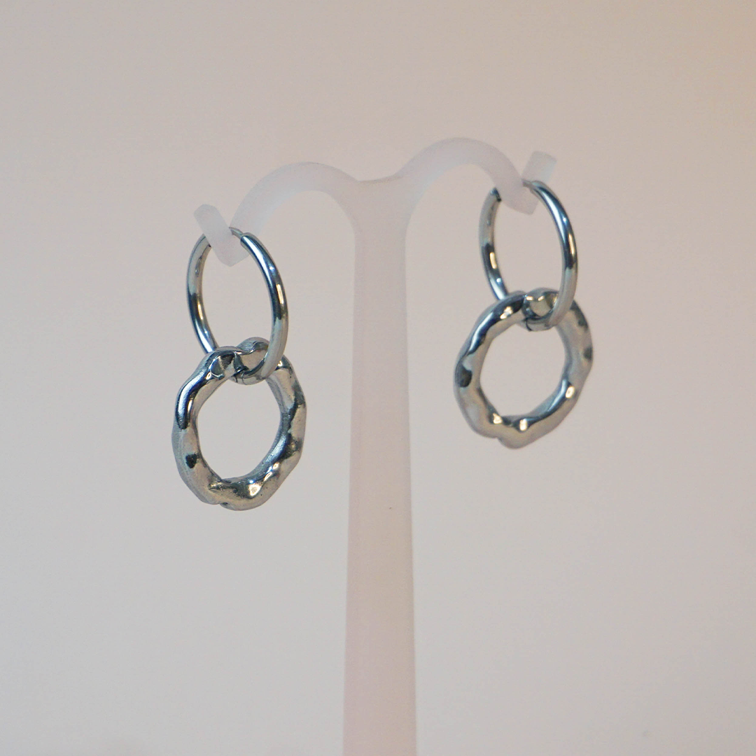 Aretes aro desmontables