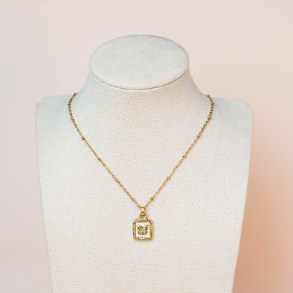 Collar mariposa vintage