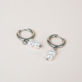 Aretes Vasti dos perlas