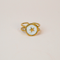 Anillo esmalte y estrella