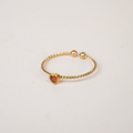 Anillo mini corazón rojo