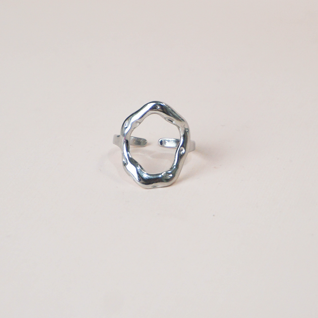 Anillo Turín plateado
