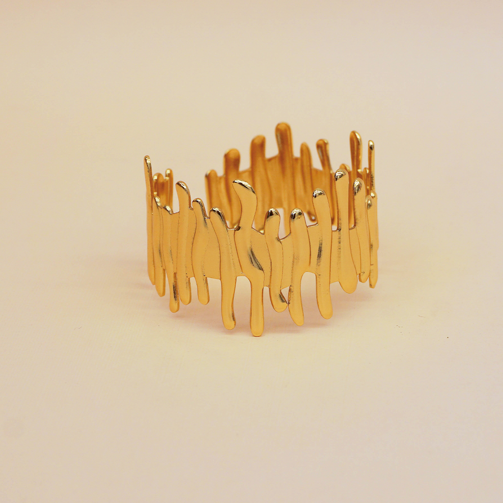 Pulsera rígida rayas