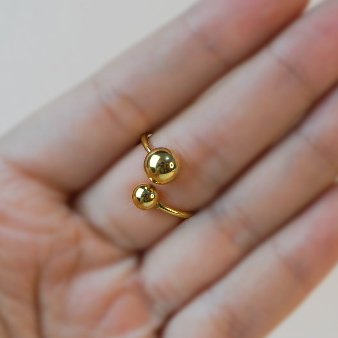 Anillo bolitas