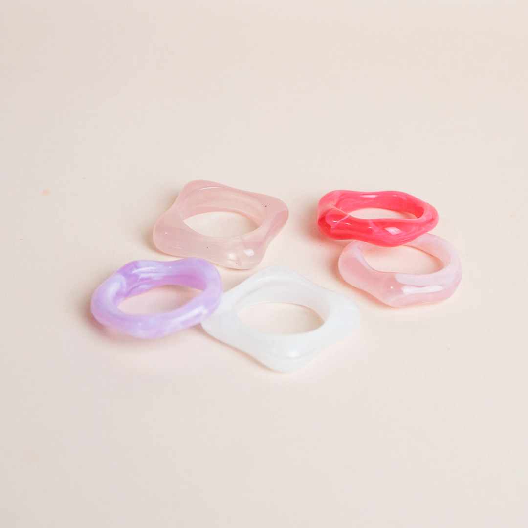 Set Anillos girly