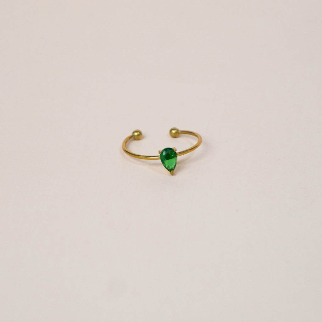 Anillo Hailey verde