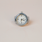 Anillo reloj plateado