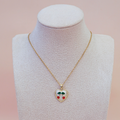 Collar cereza corazón