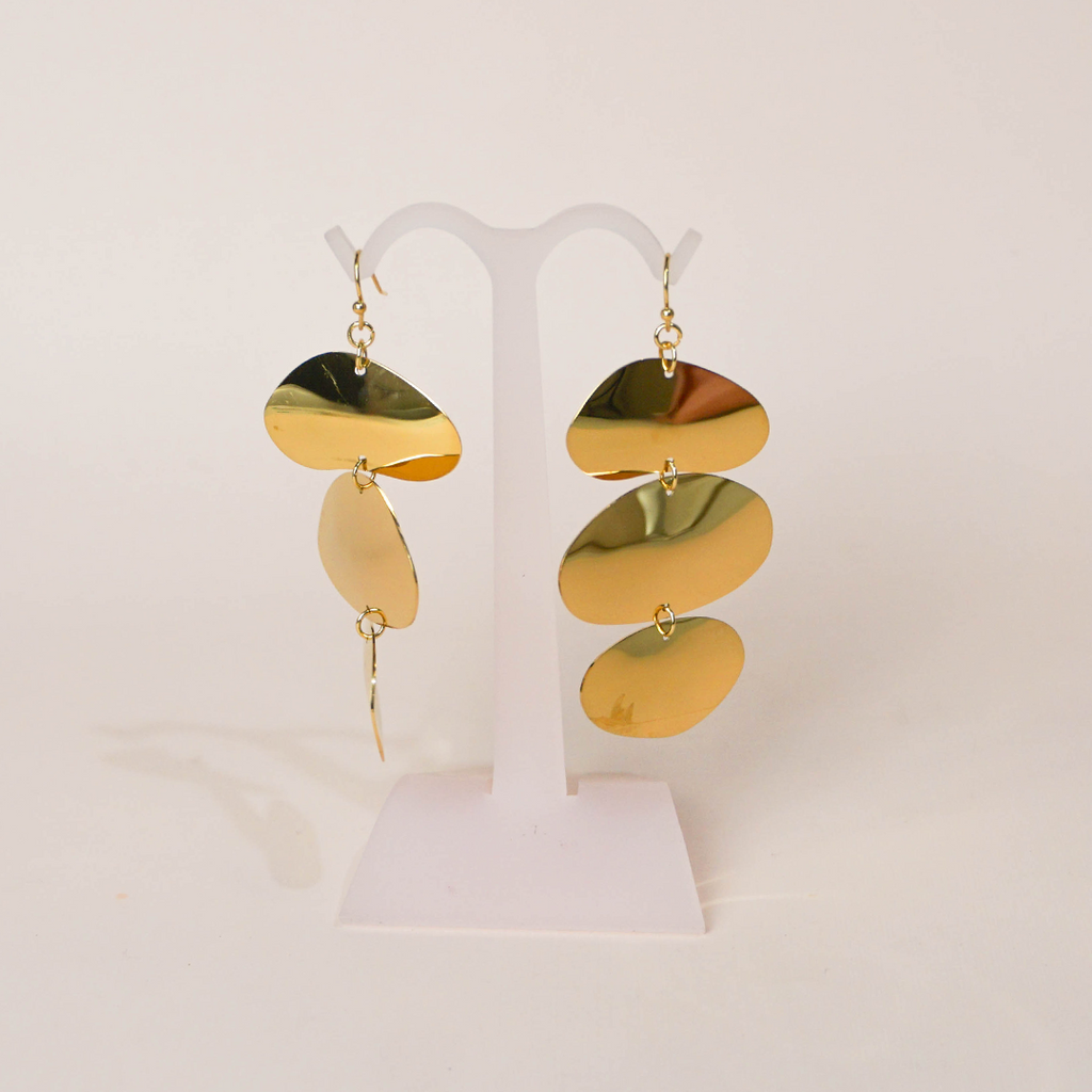 Aretes 3 hojas