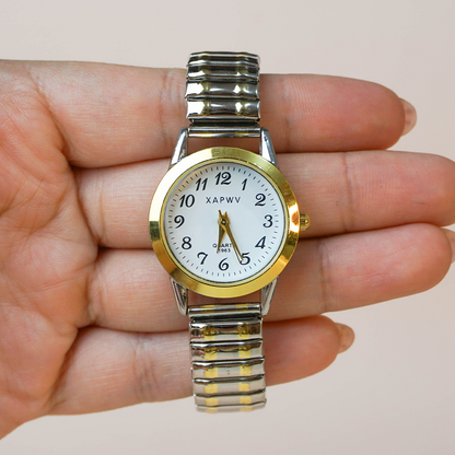 Reloj pulsera bicolor