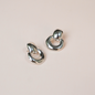 Aretes Abbie plateados
